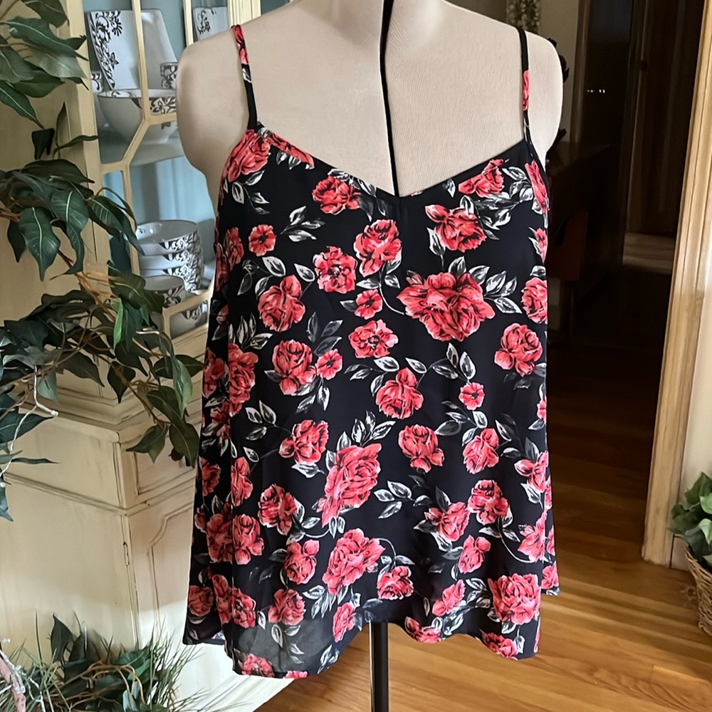 Floral high low top
